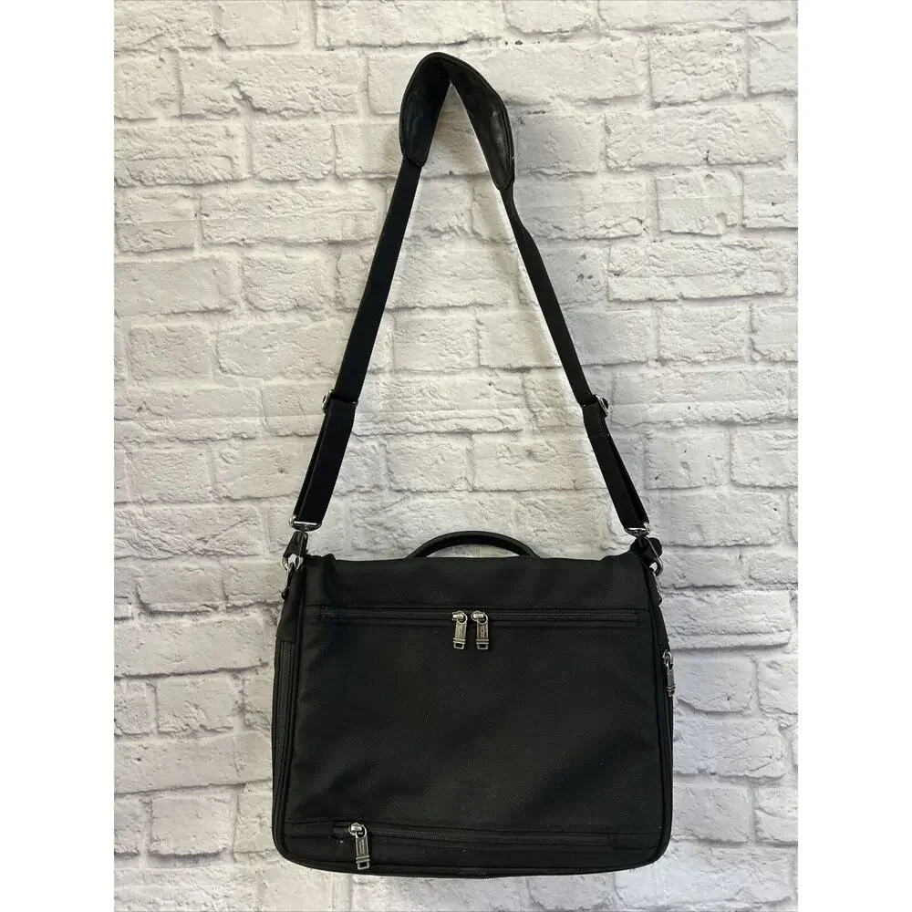 Tumi FXT Ballistic Nylon Slim Expandable Computer Flap Briefcase Black #26192D4